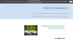 Desktop Screenshot of gestalt-universum.de